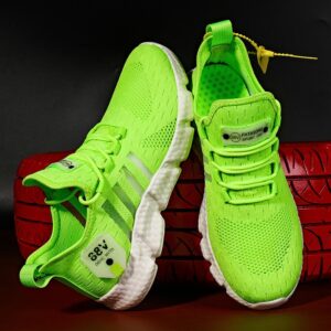Men's Shoe Sneakers. Breathable Men's Shoes Lightweight Casual Mesh Shoes, Soft Lace-up Sneakers Summer 2023