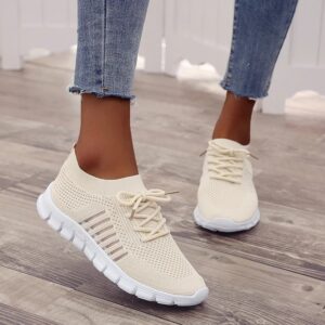 2023 Summer Fashion Mesh. Breathable Sneakers. Women Platform Casual Sport Shoes. Women Comfort Running Shoes.